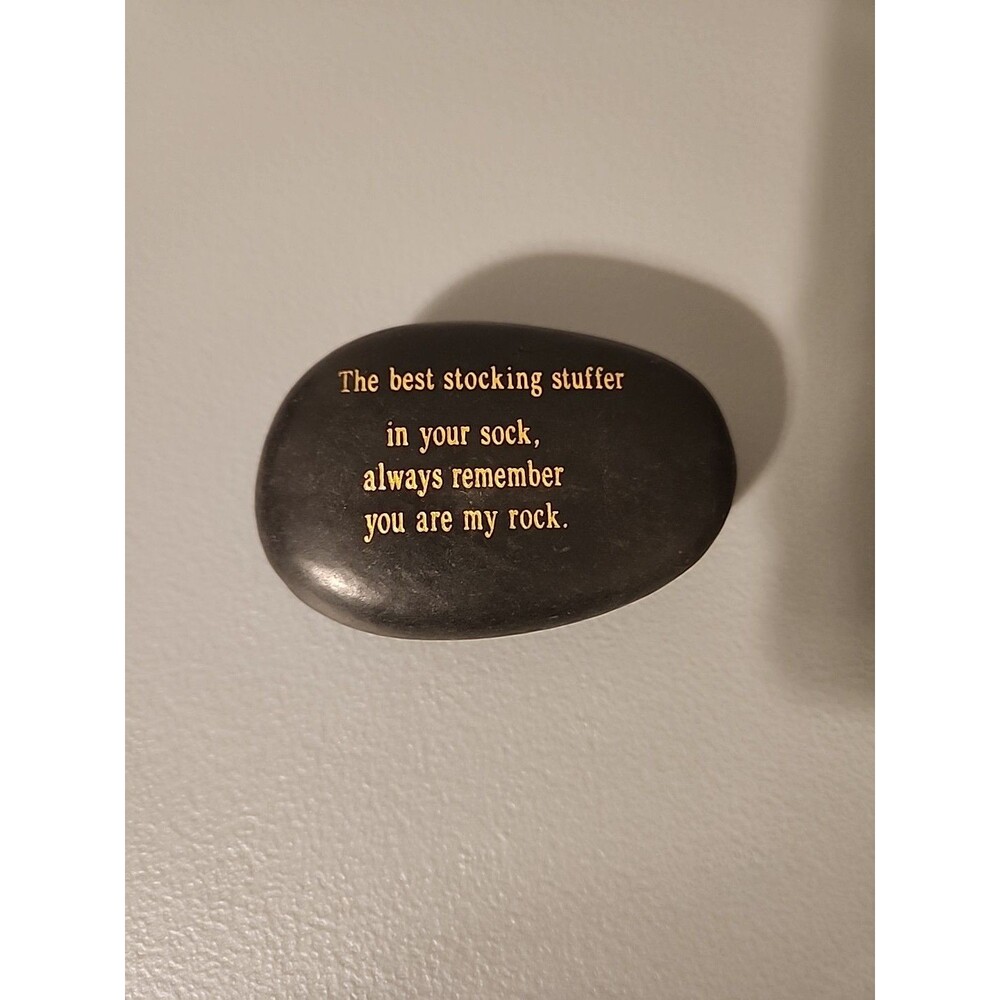 The Best Stocking Stuffer Always Remember You Are My Rock Engraved